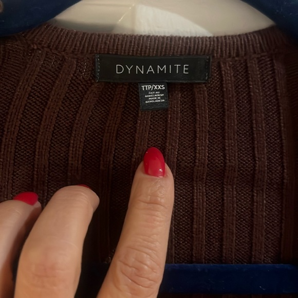 Cut out brown midi dress size xxs - Picture 1 of 2